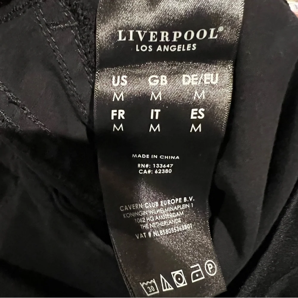 Liverpool the Trouser Maternity Pants in Black, NWT, Size M